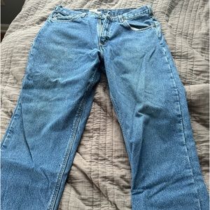 Mens Carhartt lined jeans 34x32